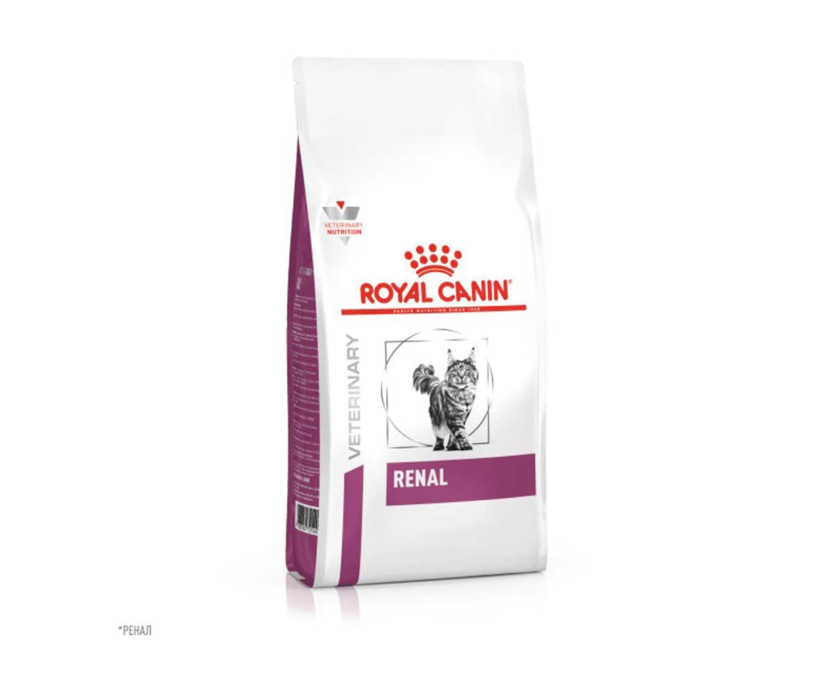 Сухой Корм Royal Canin (Ройял Канин) Renal Для Кошек с Хронической Почечной Недостаточностью Курица 350г