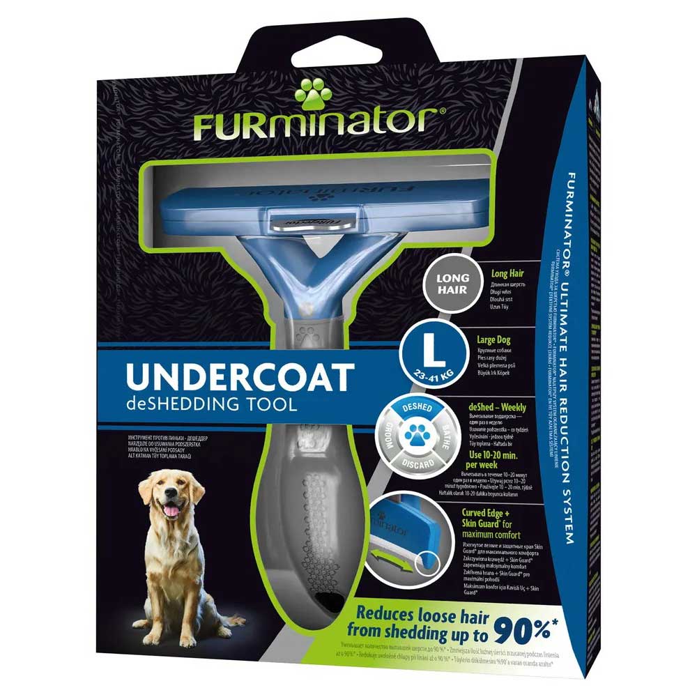 Фурминатор Furminator L для Крупных Собак с Длинной Шерстью