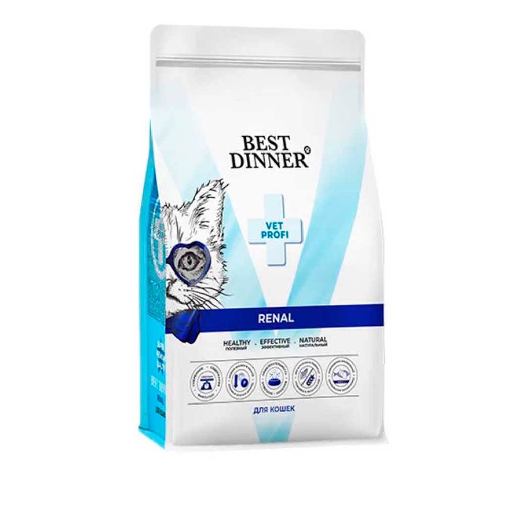 Сухой Корм Best Dinner (Бест Диннер) Для Кошек Для Поддержания Функции Почек При Острых Или Хронических Почечных Заболевания 400г 75103