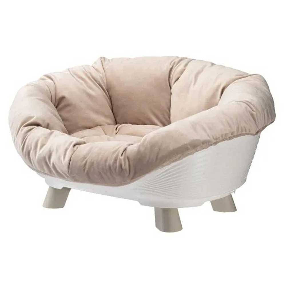 Софа Ferplast (Ферпласт) Throne 8 Белая 70158011 Лежак+Запасная Подушка 85*62*33см