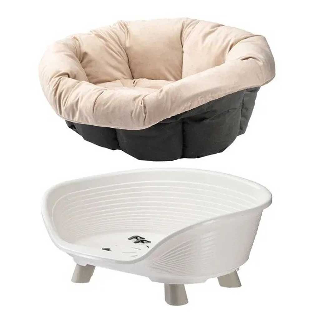 Софа Ferplast (Ферпласт) Throne 8 Белая 70158011 Лежак+Запасная Подушка 85*62*33см