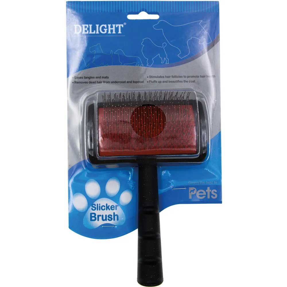 Пуходерка Delight (Делайт) 36851pm Профессиональная Средний Корд с Длинным Зубом Средняя, с Большой Ручкой