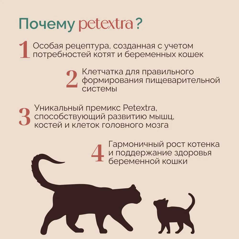 Влажный Корм Petextra (Петэкстра) Для Котят Котлетки Из Курочки 100г (1*16)