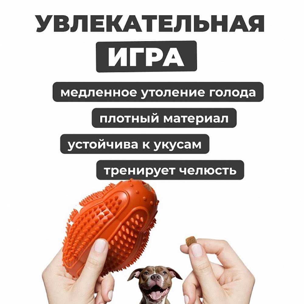 Игрушка Amestore (Амстор) Для Собак Рыба-Мяч 13,9*8,7см 2051018