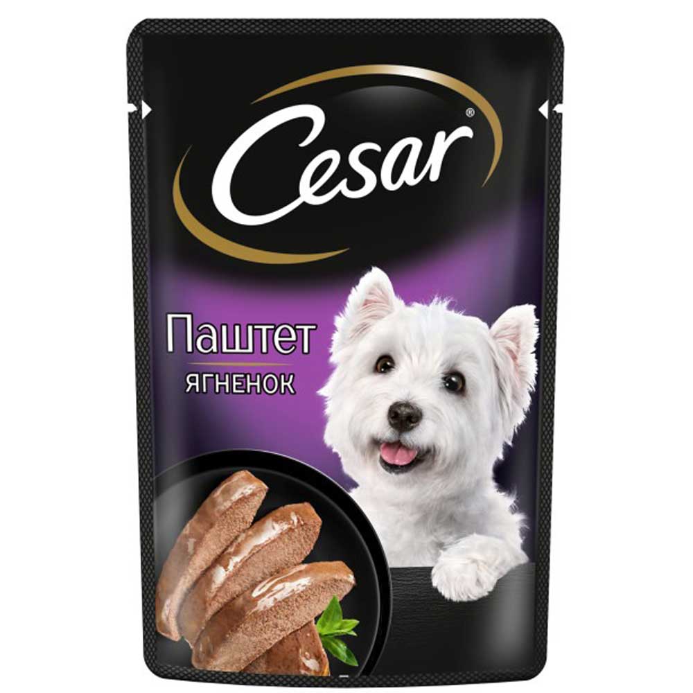 Влажный Корм Cesar (Цезарь) Для Собак Ягненок Паштет 80г