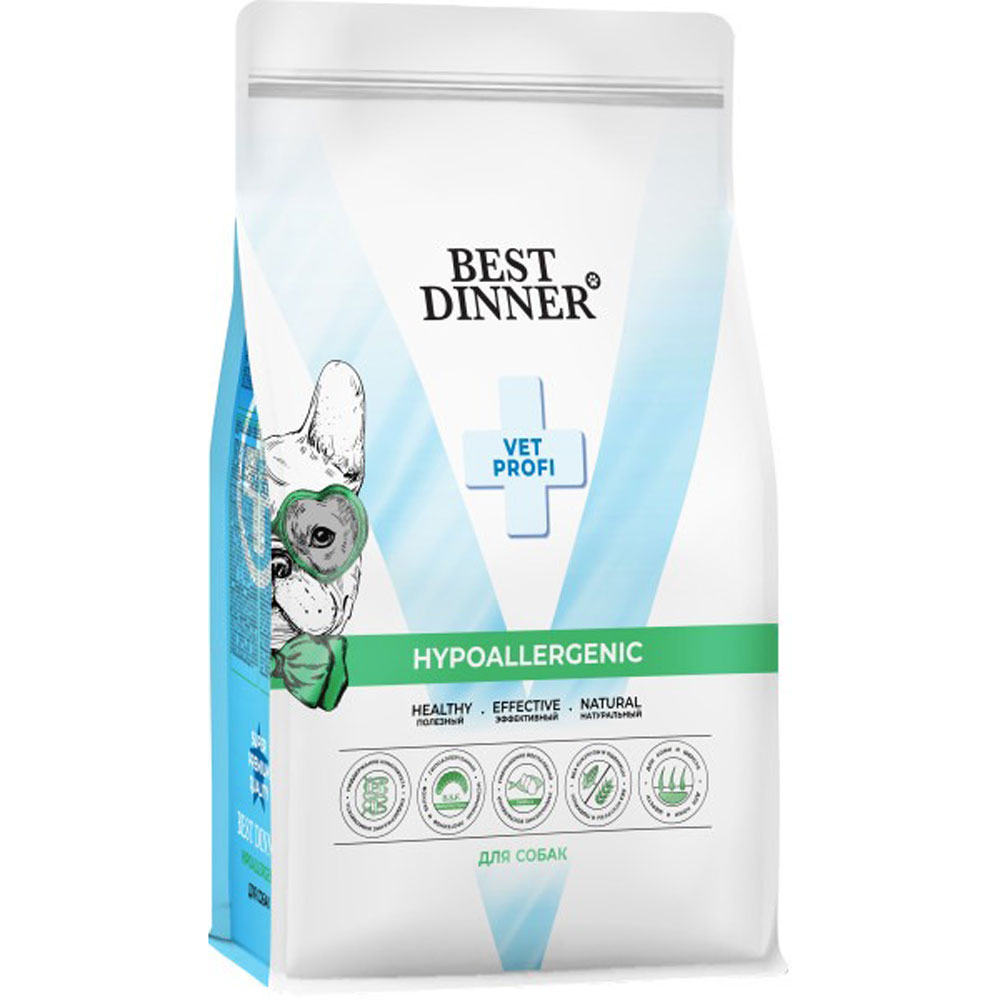 Сухой Корм Best Dinner (Бест Диннер) Vet Profi Hypoallergenic Для Собак При Пищевой Аллергии 2кг 75108