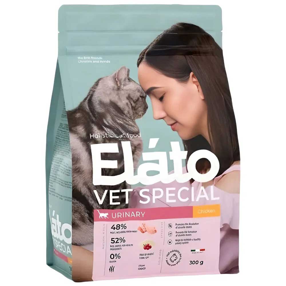 Лечебный Сухой Корм Elato (Илато) Holistic Vet Special Urinary Для Кошек Курица 300г