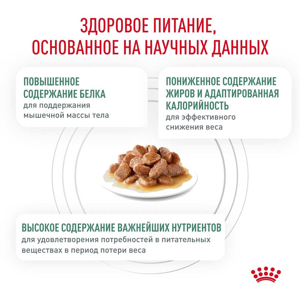 Влажный Корм Royal Canin (Ройял Канин) SATIETY WEIGHT MANAGEMENT Диетический Контроль Веса в Соусе 85г (1*28)