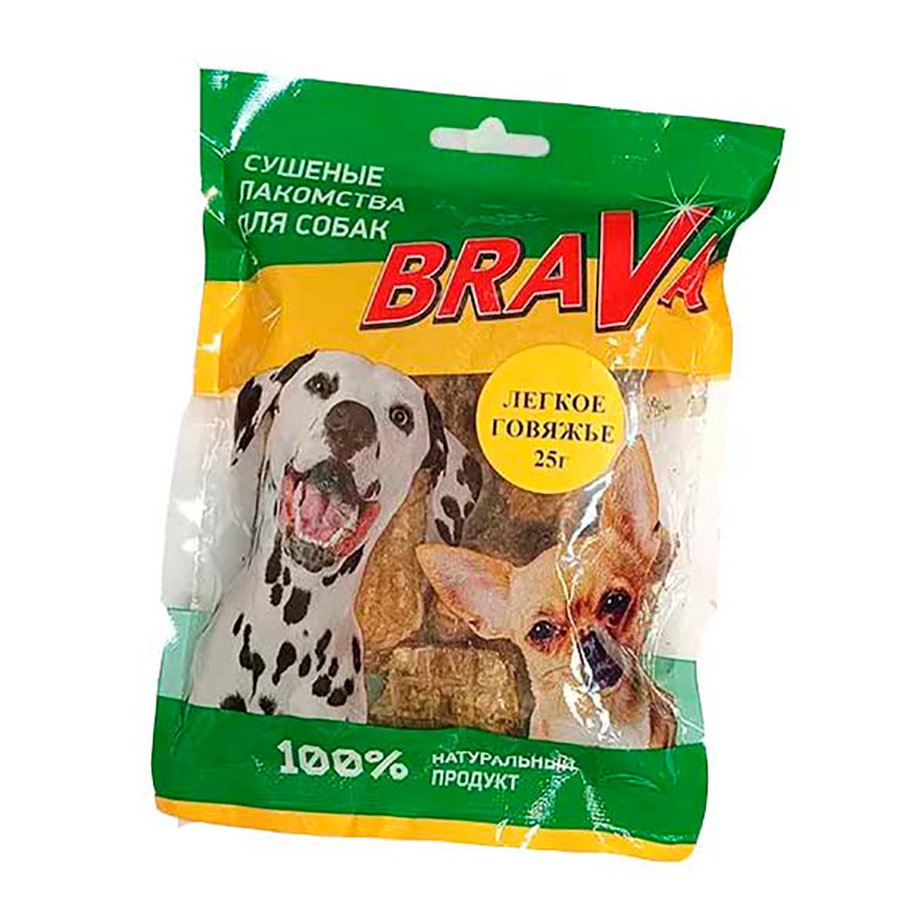 Лакомство Brava (Брава) Легкое Говяжье Для Дрессуры 25г Новинка