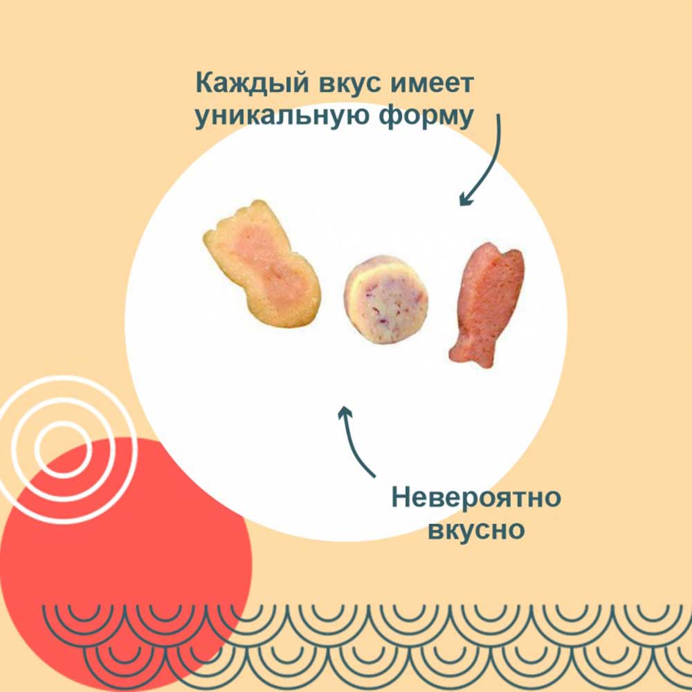 Лакомство Inaba (Инаба) Yakimiksu Для Кошек Ассорти Кацуобуси, Куриного Бульона и Кальмара 25г