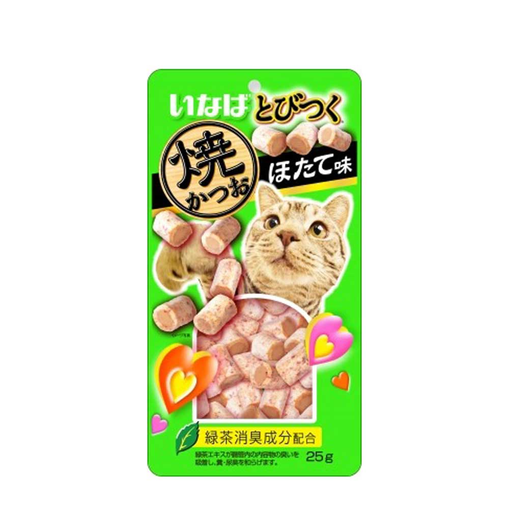 Лакомство Inaba (Инаба) Tobitsutu Yakimiksu Для Кошек Морской Гребешок 25г