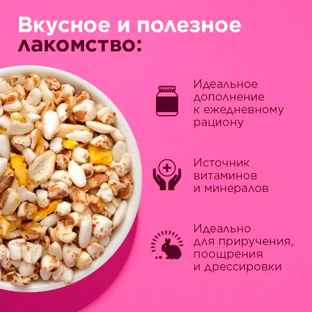 Лакомство Little One (Литтл Ван) Для Грызунов Воздушные Зерна 70г 32031