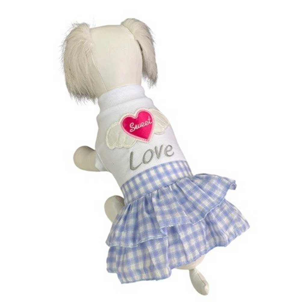 Платье Pet Fashion (Пет Фешн) Сердечко S Голубой