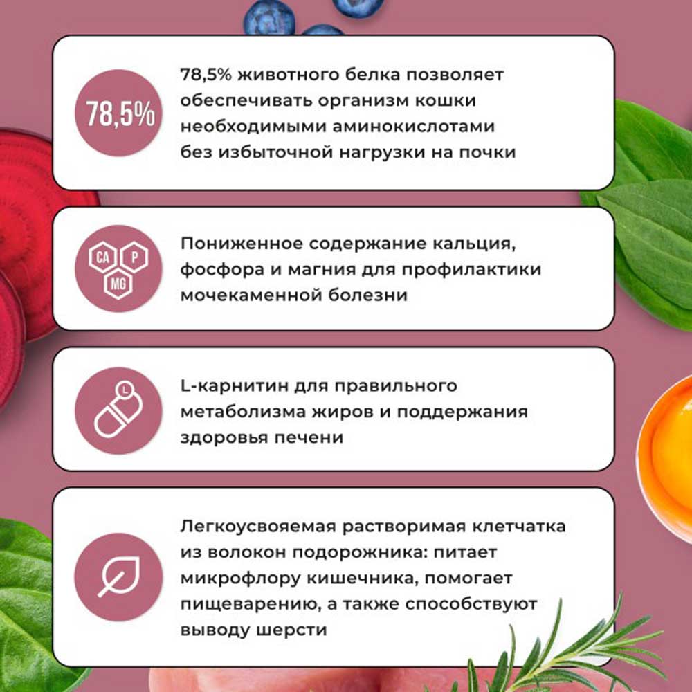 Сухой Корм Bowl Wow (Боул Вау) Для Стерилизованных Кошек Индейка и Свекла 400г
