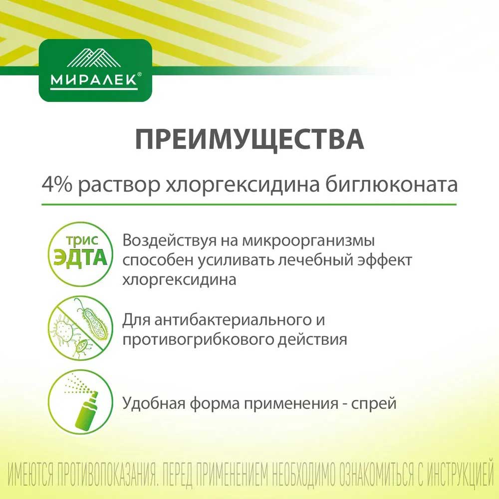 Мираксидерм Трис Кожный Спрей 100мл