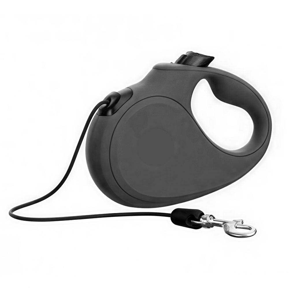 Рулетка Для Собак Средних Пород Xcho (Иксхо) Classic M 5м 25кг Трос, Черная