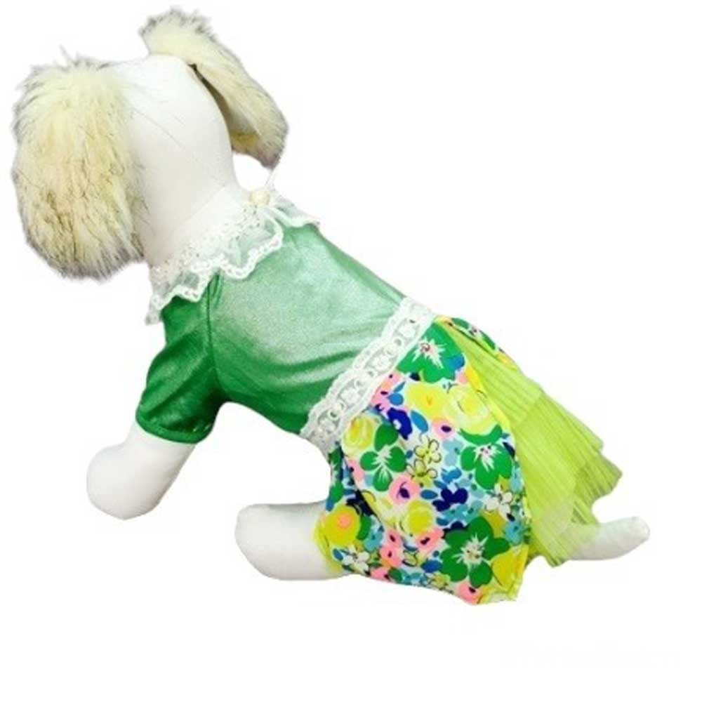 Платье Pet Fashion (Пет Фешн) Для Собак Лайм S