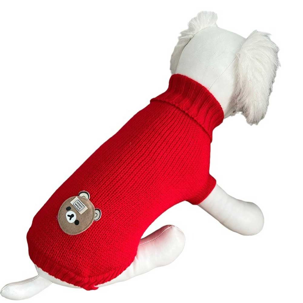 Свитер Pet Fashion (Пет Фешн) Для Собак Мишутка L Красный