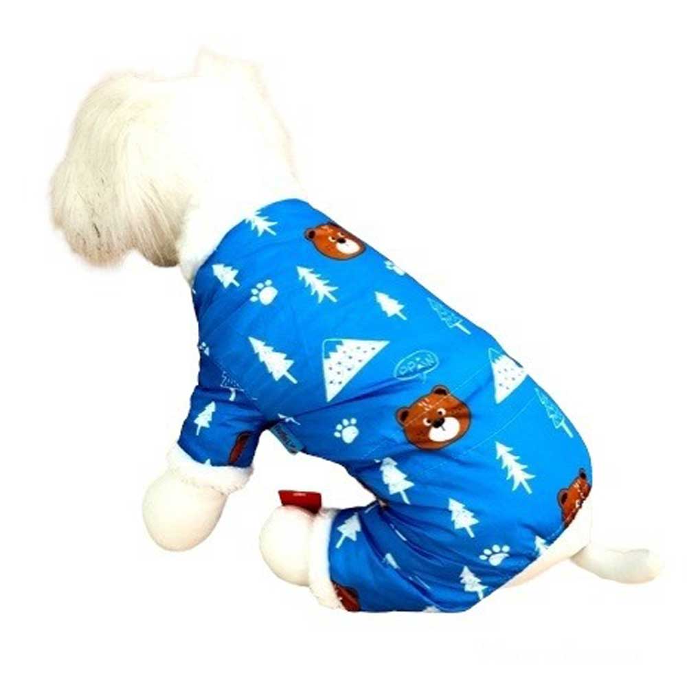 Парка Pet Fashion (Пет Фешн) Для Собак Медвежата 22 Мех Голубой