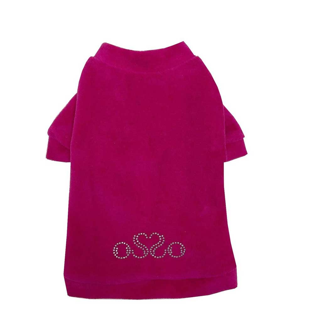Толстовка Osso Fashion (Оссо Фешн) Для Cобак Велюр 28 Фуксия Тв 1093