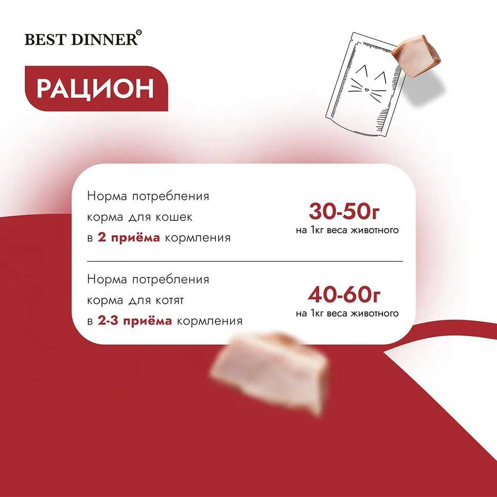 Консервы Best Dinner (Бест Диннер) Holistic Для Стерилизованных Кошек Курица и Клюква В Желе 75г