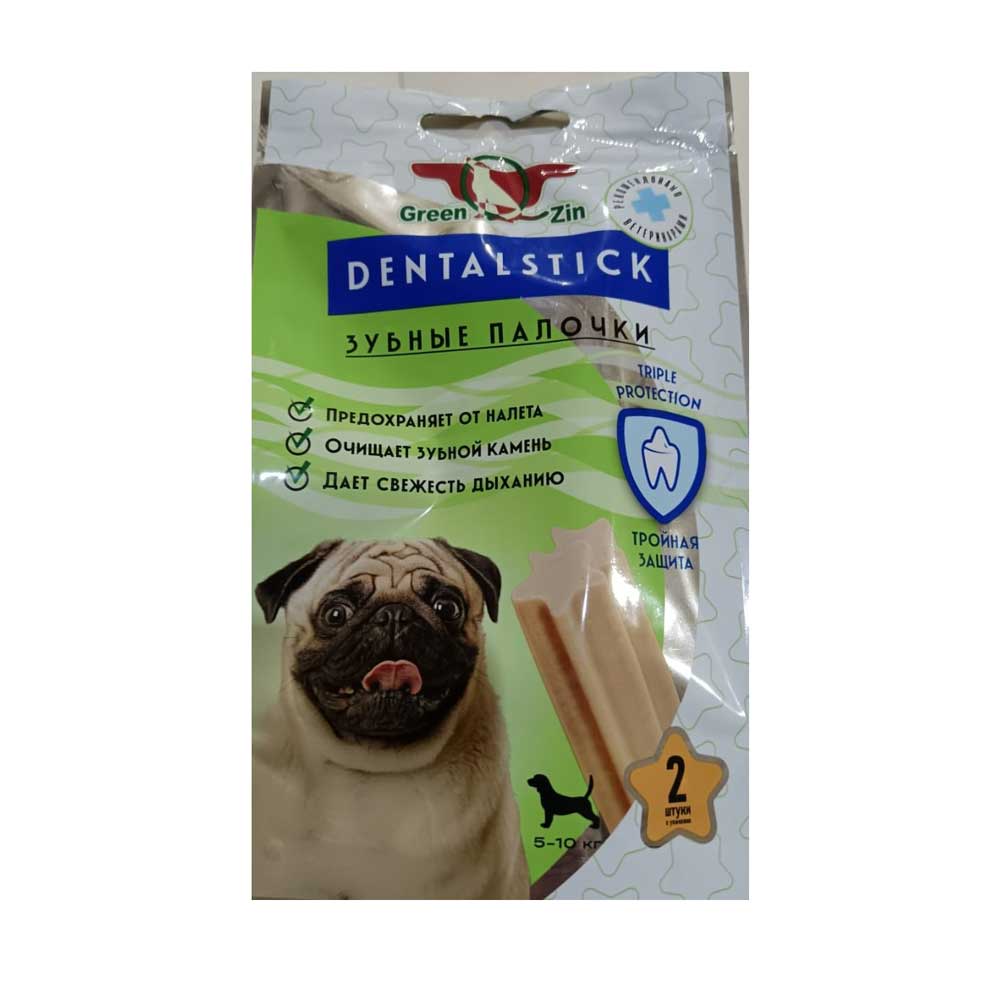 Лакомство Greenqzin (Гринкьюзин) Dentalstik Зубная Палочка 30г