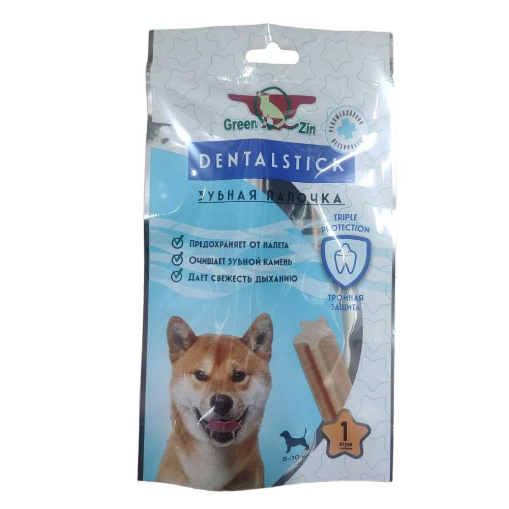 Лакомство Greenqzin (Гринкьюзин) Dentalstik Зубная Палочка 20г
