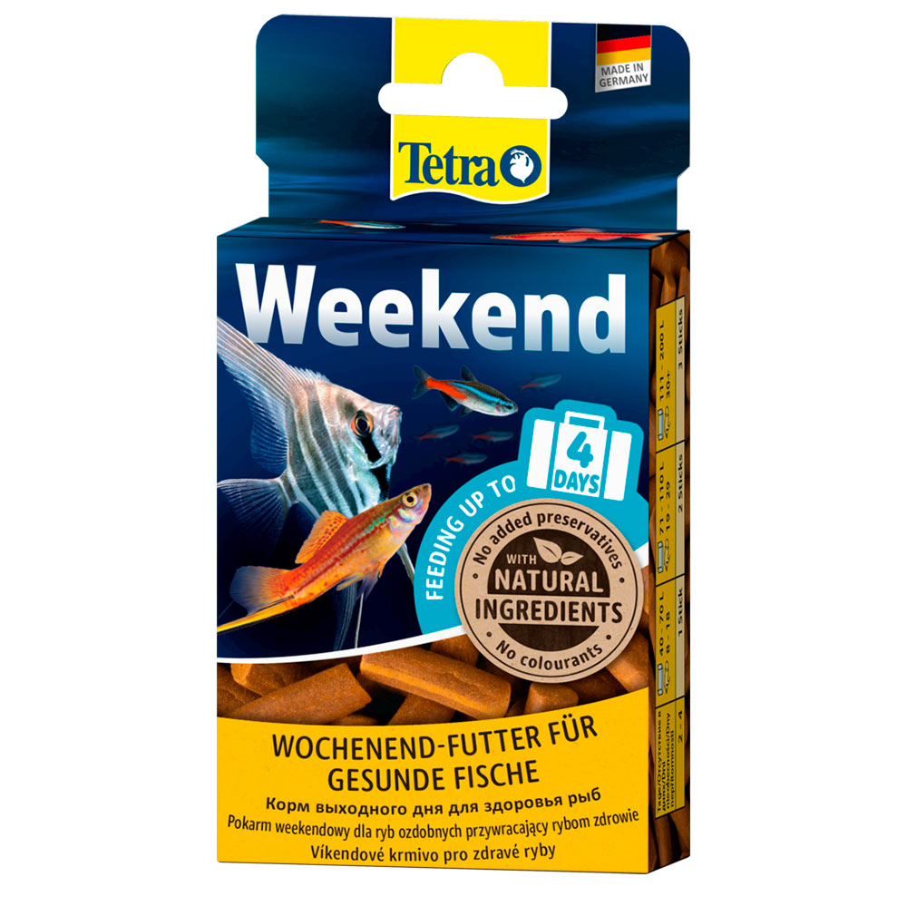 Корм Для Рыб Tetra (Тетра) Weekend Продленного Действия 20 Пачек 767423