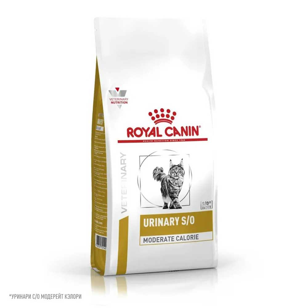 Сухой Корм Для Кошек Диетический Royal Canin (Роял Канин) Urinary S O Moderate Calorie Для Лечения МКБ Растворение Струвитов 350г