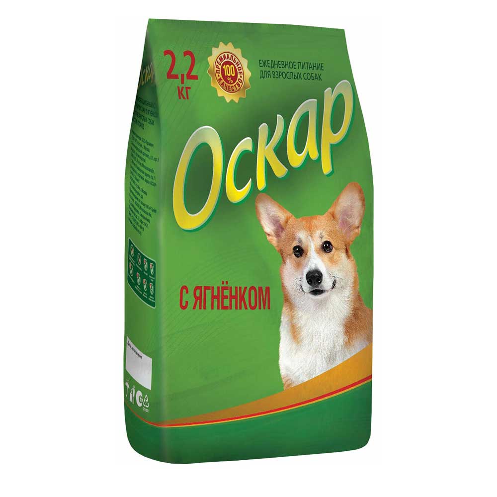 Сухой Корм Оскар Для Собак Оскар Ягненок 2,2кг