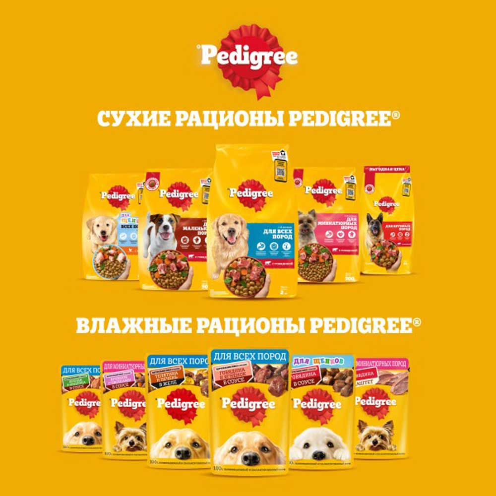 Сухой Корм Для Cобак Мелких Пород Pedigree (Педигри) Говядина 2кг