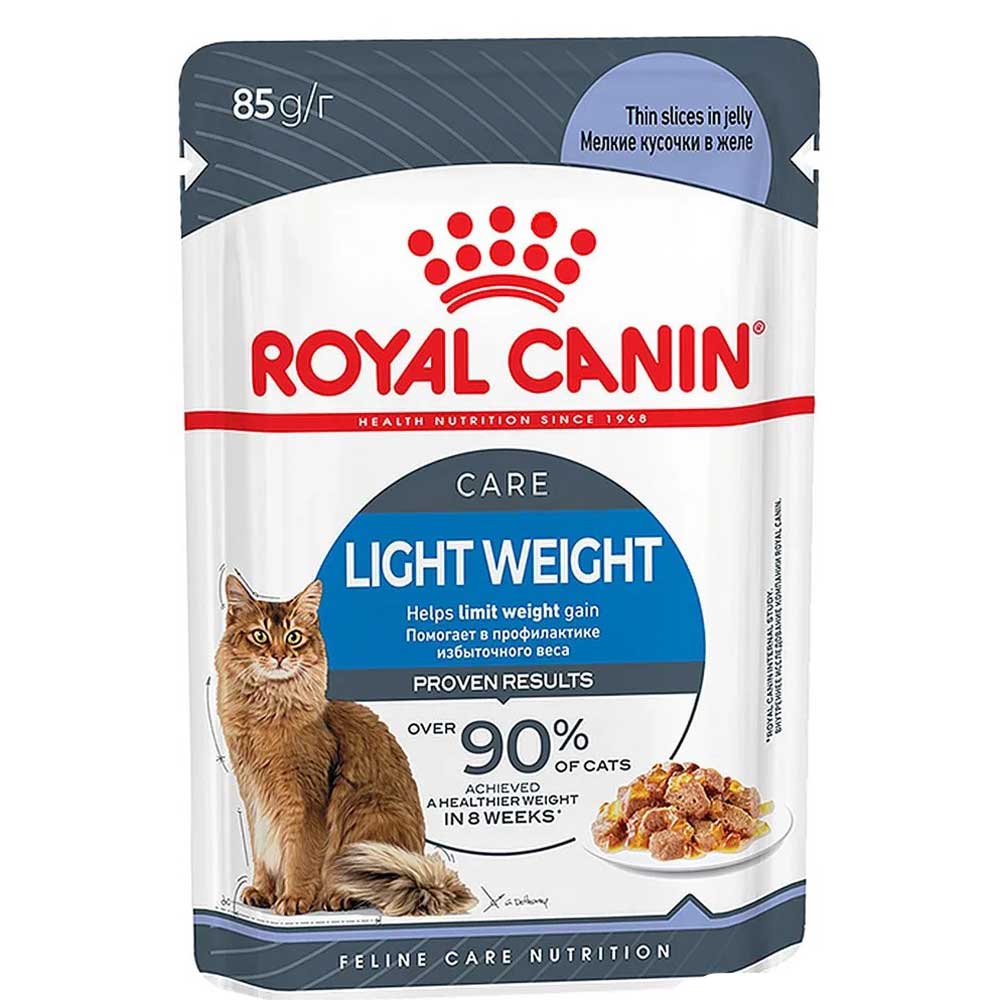 Влажный Корм Для Кошек Royal Canin (Роял канин) Light Weight Care Для Профилактики Избыточного Веса в Желе 85г