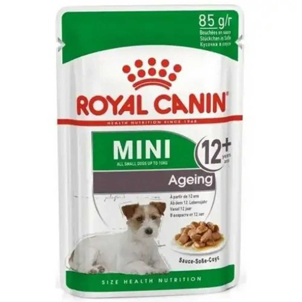 Влажный Корм Для Собак Мелких Пород Royal Canin (Роял Каниин) Mini Ageing +12 Старше 12 Лет в Соусе 85г