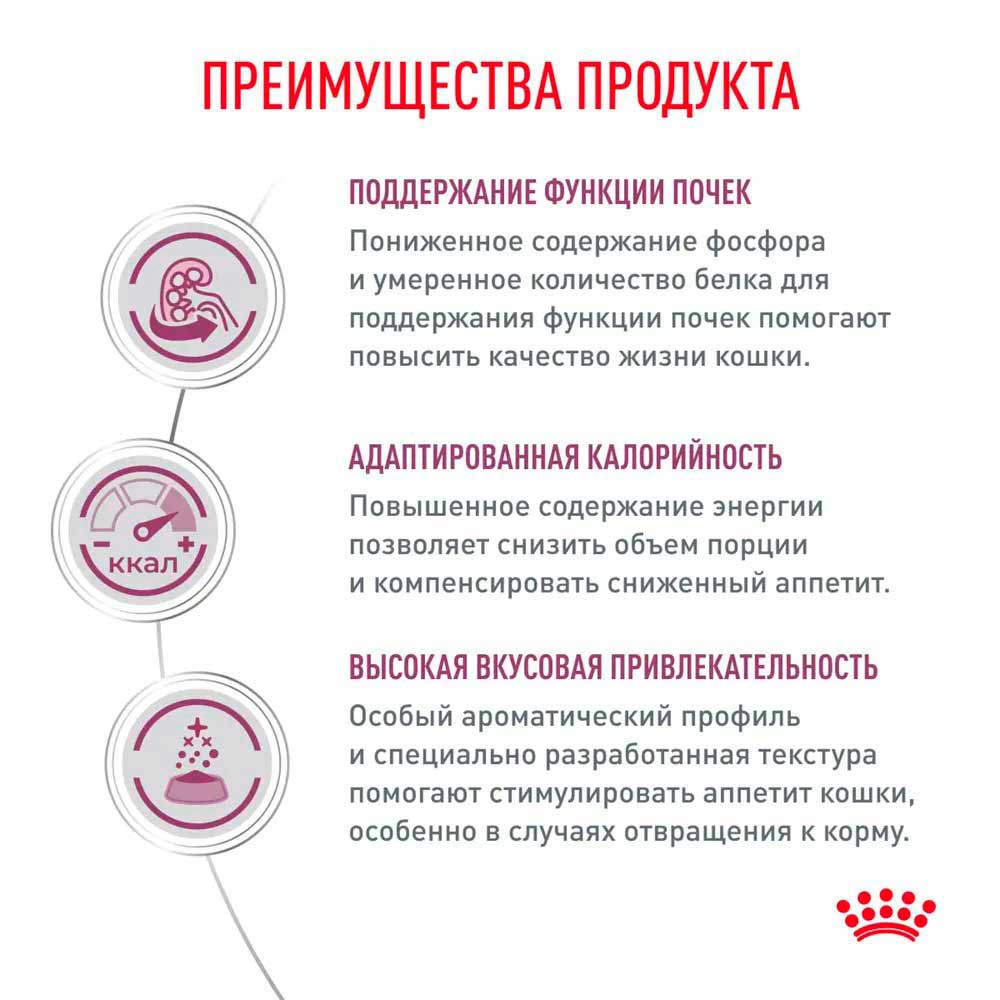 Влажный Корм Для Кошек Диетический  Royal Canin (Роял Канин) Renal Для Поддержания Функций Почек Курица Соус 85г