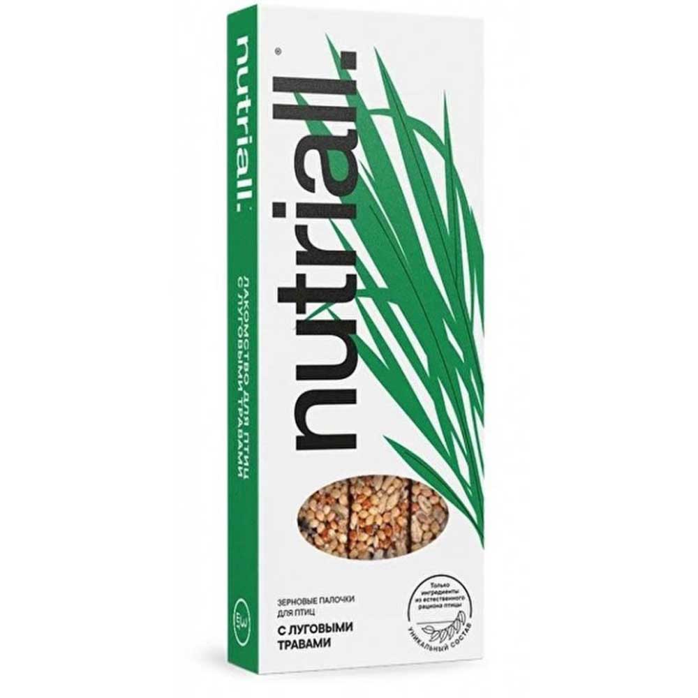 Лакомство Nutriall (Нутриал) Для Птиц Луговые Травы 3шт