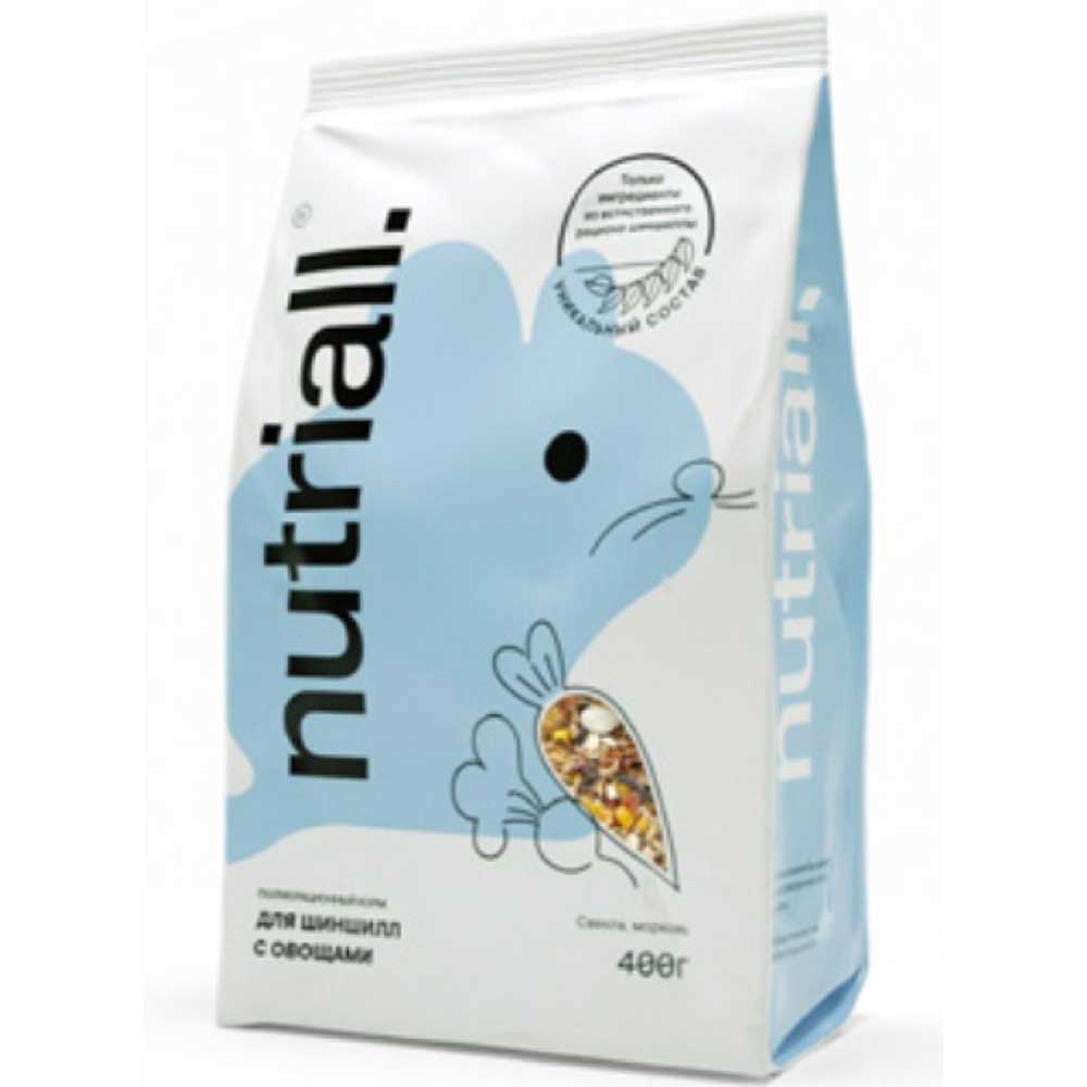 Корм Nutriall (Нутриал) Для Шиншилл Овощи 400г