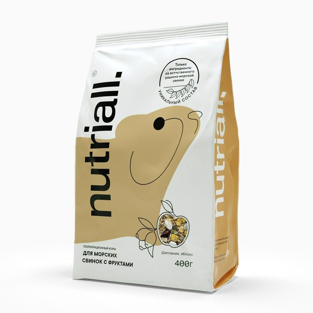 Корм Для Грызунов Nutriall (Нутриал) Для Морских Свинок Фрукты 400г