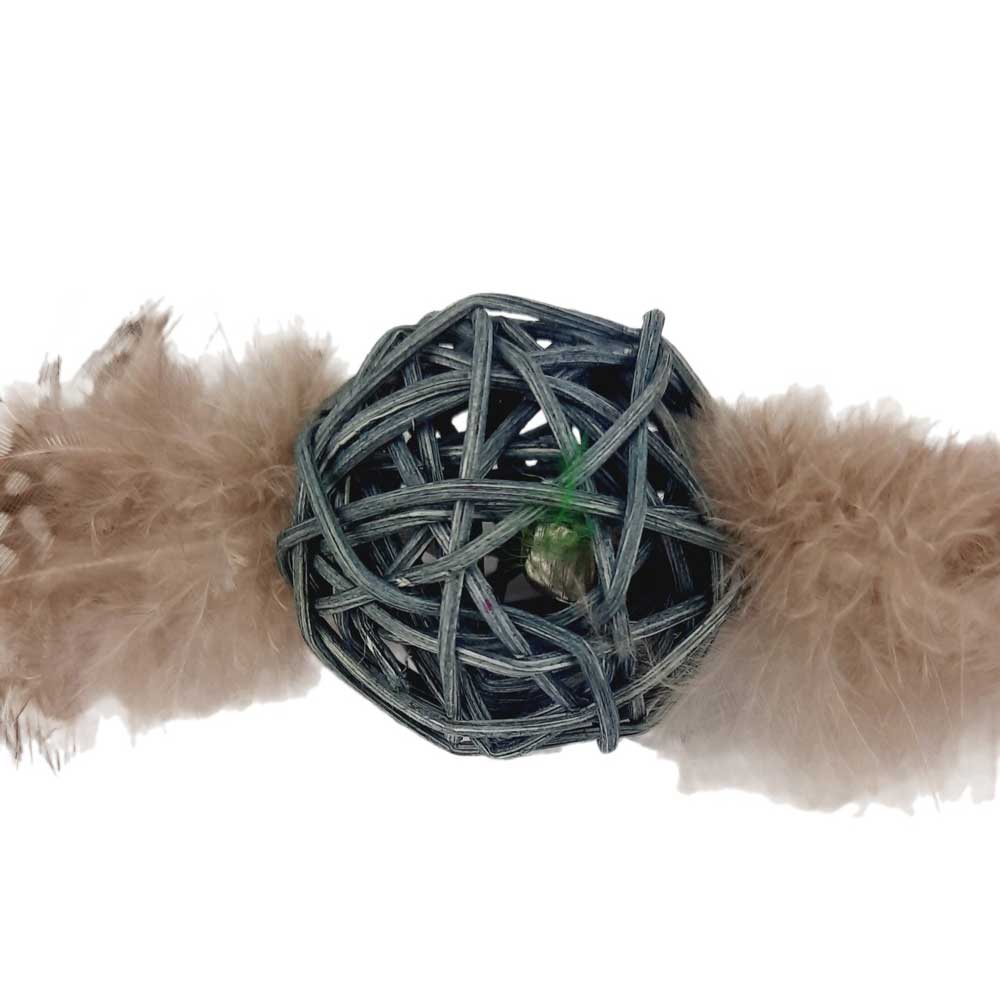 Игрушка Dogman (Догман) Шарик Из Ротанга Темный
