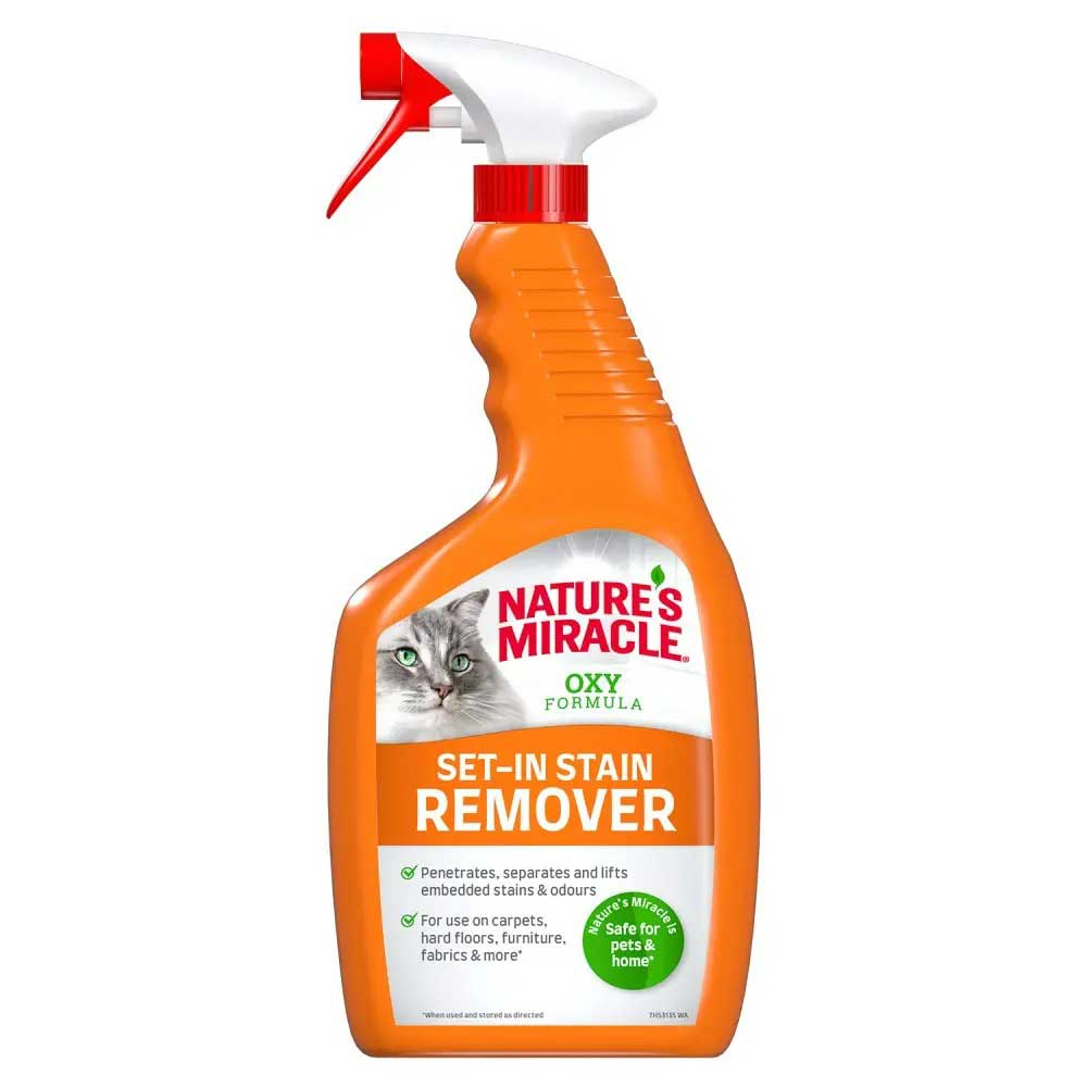 NatureS Miracle (Натурс Миракл) Уничтожитель Пятен и Запахов Для Кошек Окси Формула Спрей 709 Мл