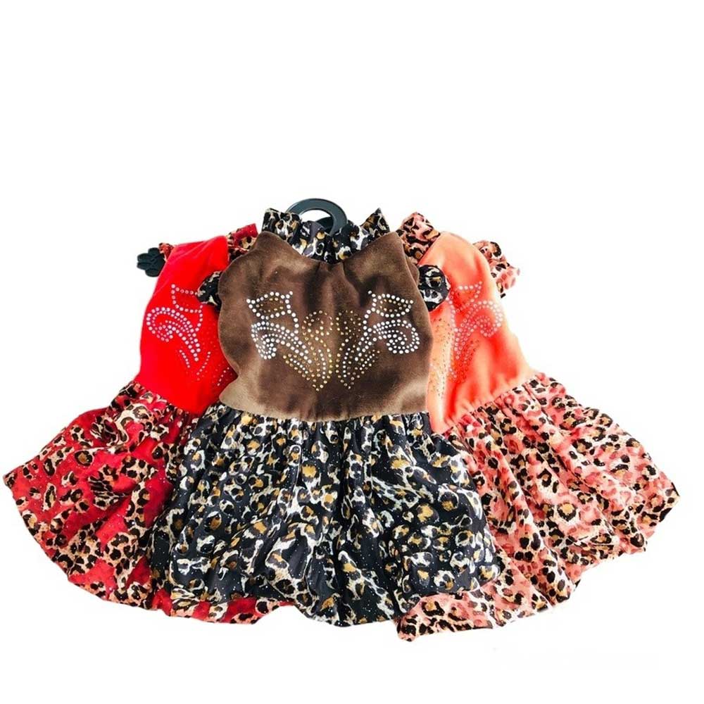 Платье Pet Fashion (Пет Фешн) Бархат Коралл Р 16