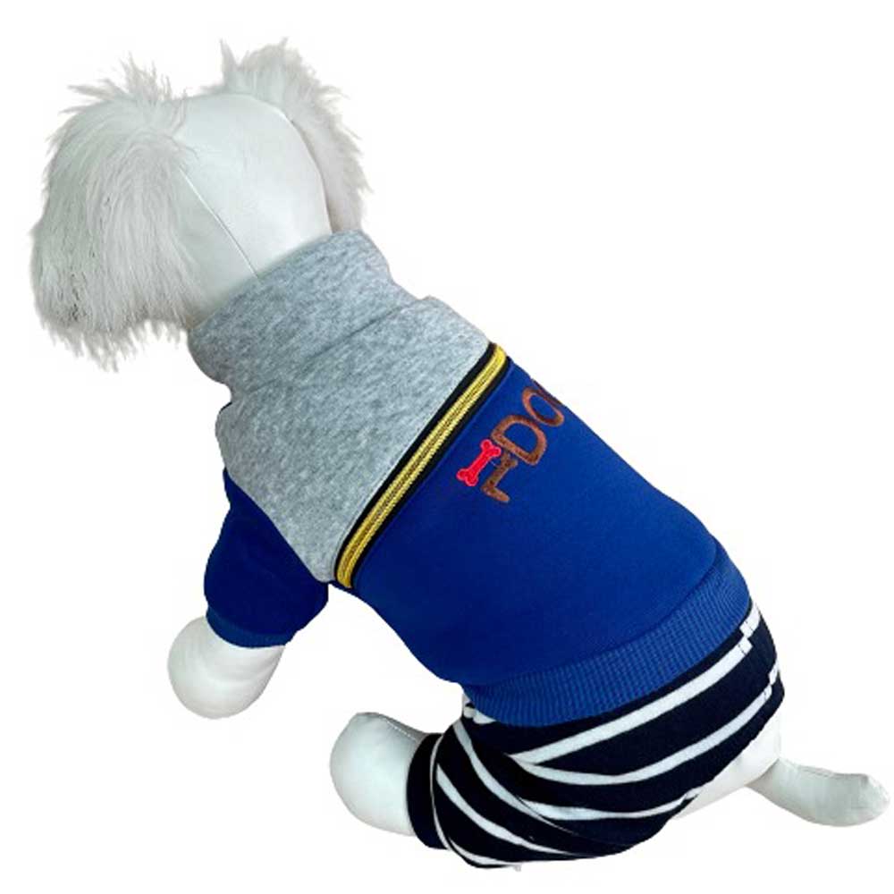 Комбинезон Pet Fashion (Пет Фешн) Wh006 Xl Трикотаж Подклад Мех Синий