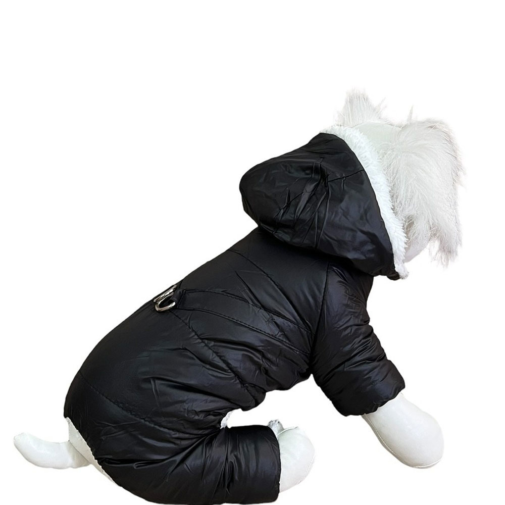 Комбинезон Pet Fashion (Пет Фешн) Для Собак Мелких Пород Шлейка Pet Xl Мех Черный