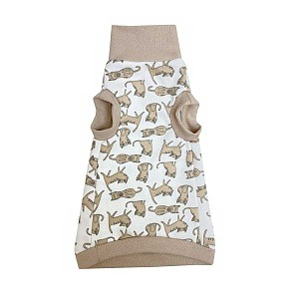 Водолазка Osso Fashion (Оссо Фешн) Для Кошек Утепленная Котики Р M Бежевая Вку 1014