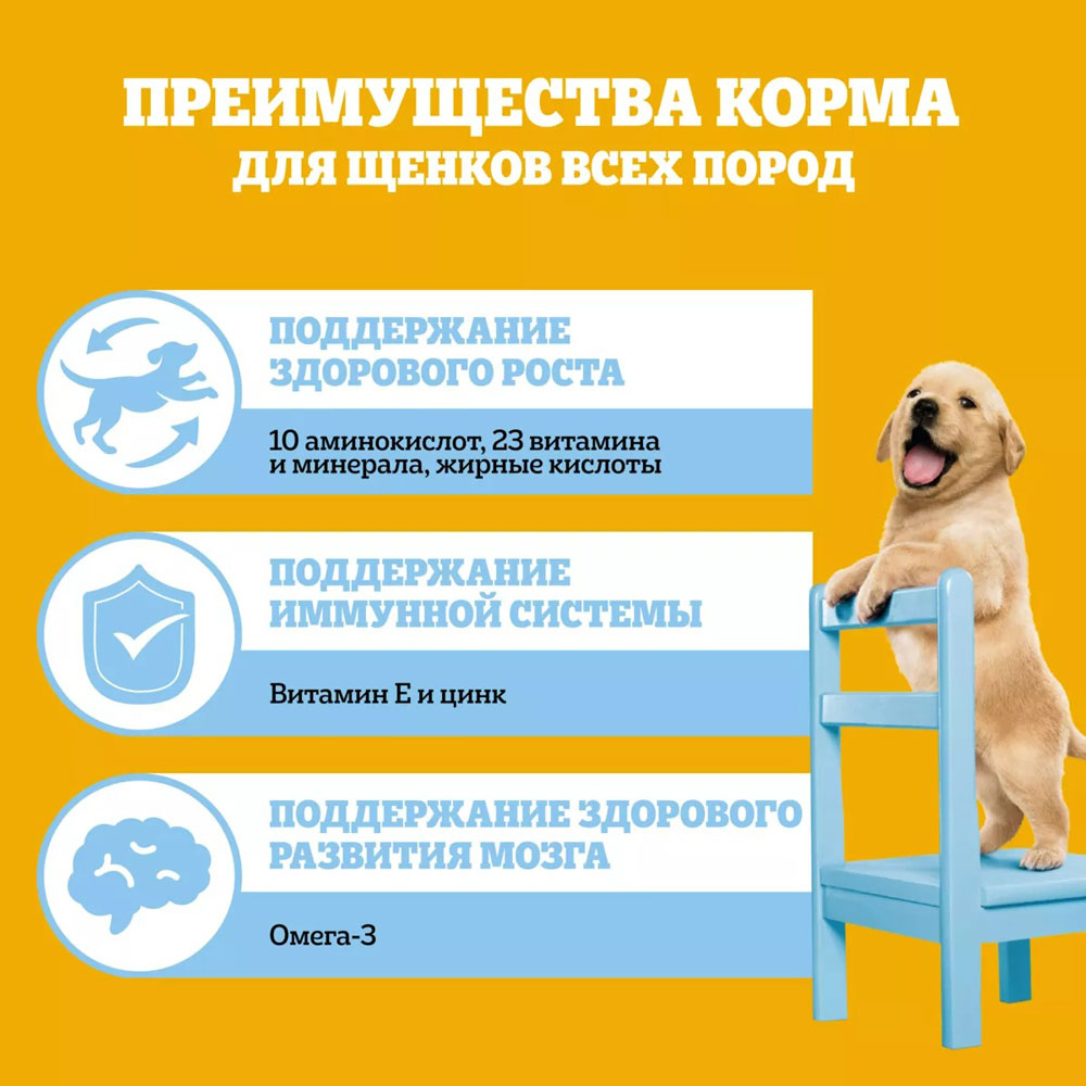Сухой Корм Pedigree (Педигри) Для Щенков  Курица 500г