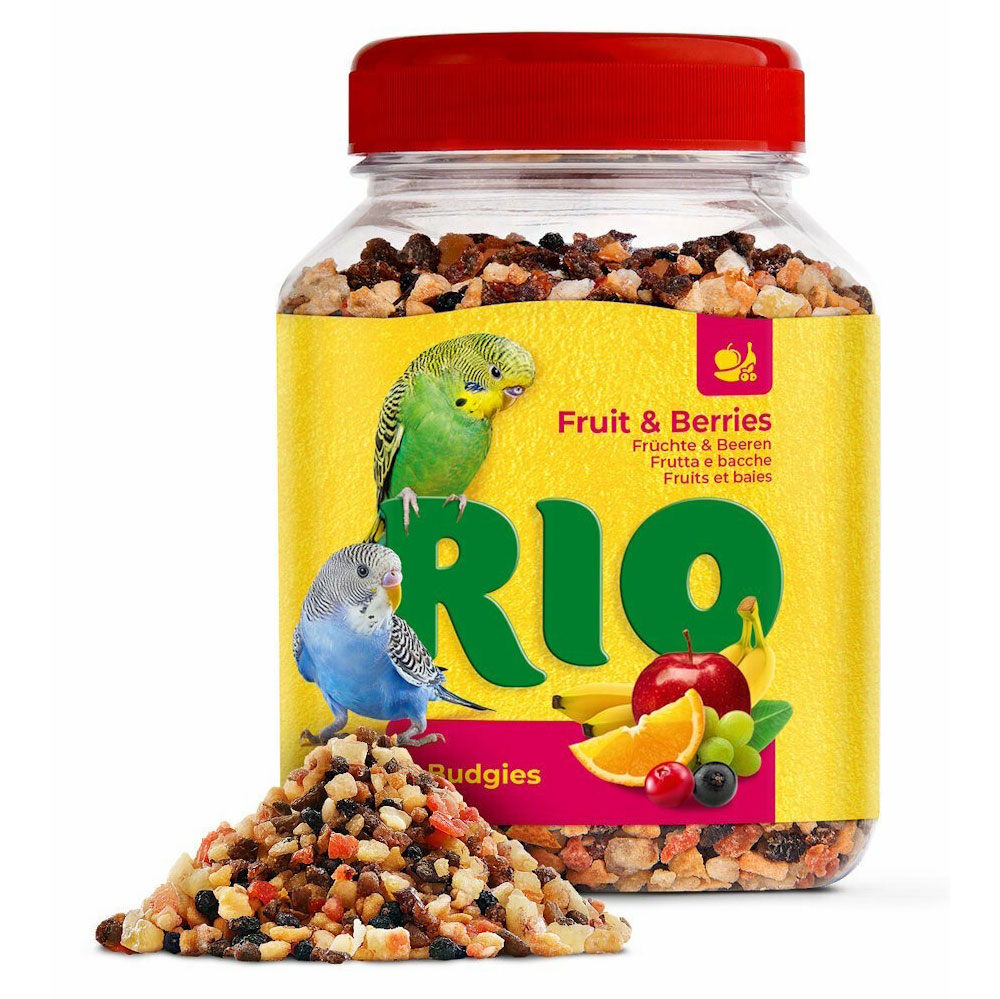 Лакомство Rio (Рио) Для Волнистых Попугаев Фруктово-Ягодная Смесь 180г