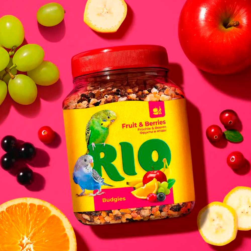 Лакомство Rio (Рио) Для Волнистых Попугаев Фруктово-Ягодная Смесь 180г