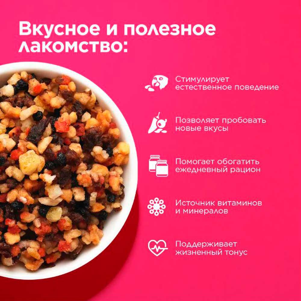 Лакомство Rio (Рио) Для Волнистых Попугаев Фруктово-Ягодная Смесь 180г