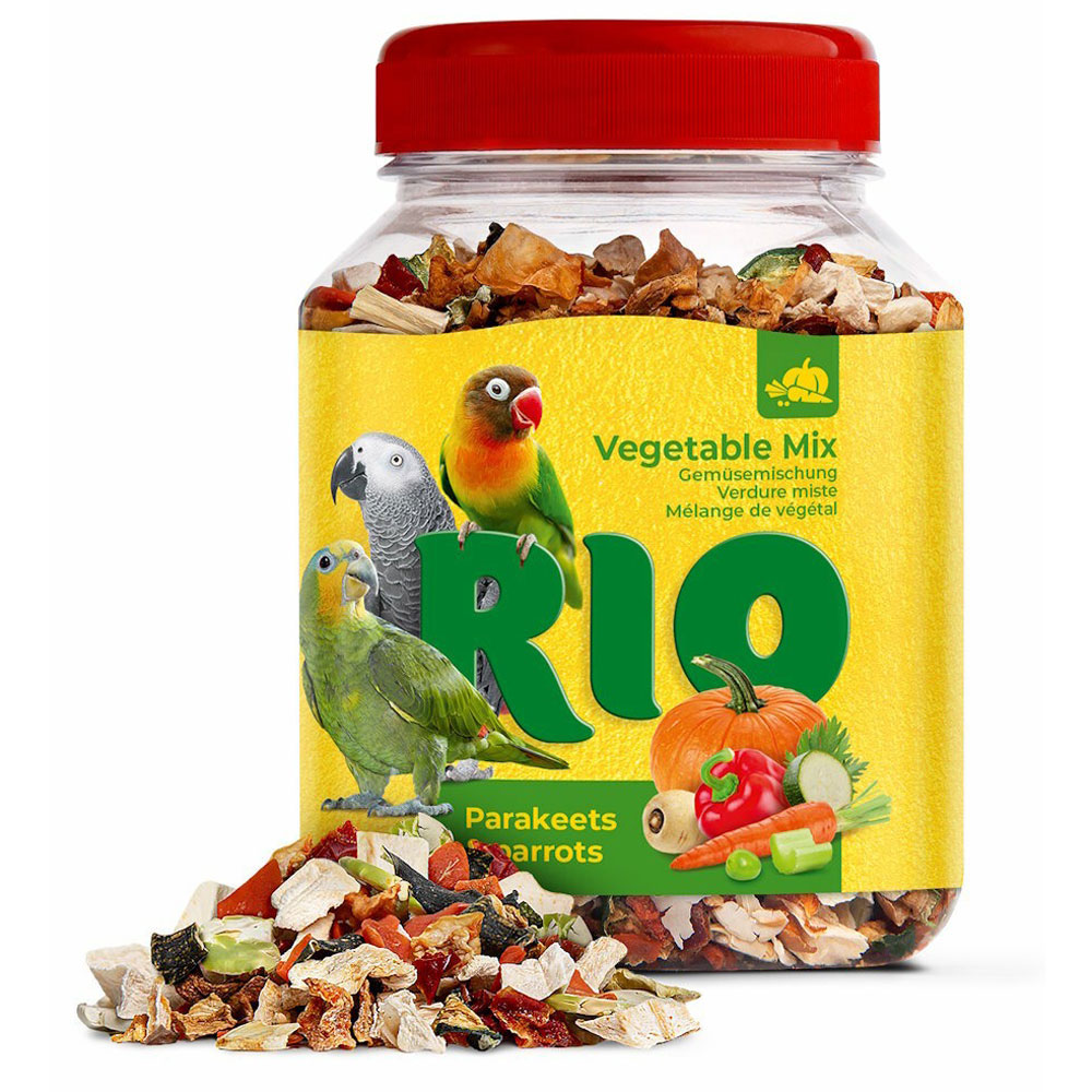 Лакомство Rio (Рио) Для Средних и Крупных Попугаев Овощная Смесь 150г
