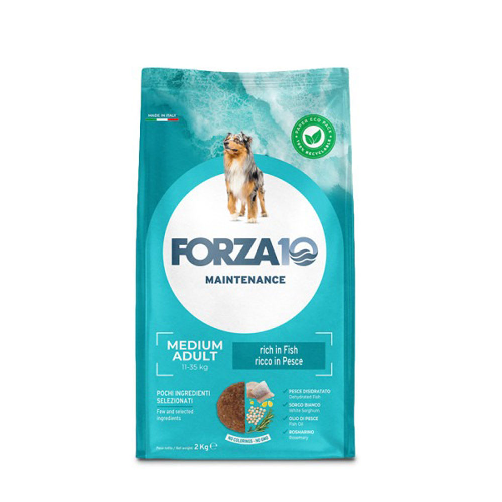 Сухой Корм Forza (Форза) 10 Dog Maintenance Aduit Medium Для Собак Средних Пород Рыба 2кг 13100