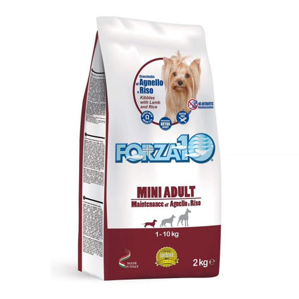 Сухой Корм Forza (Форза) 10 Dog Maintenance Aduit Mini Для Собак Мелких Пород Ягненок и Рис 2кг 11588